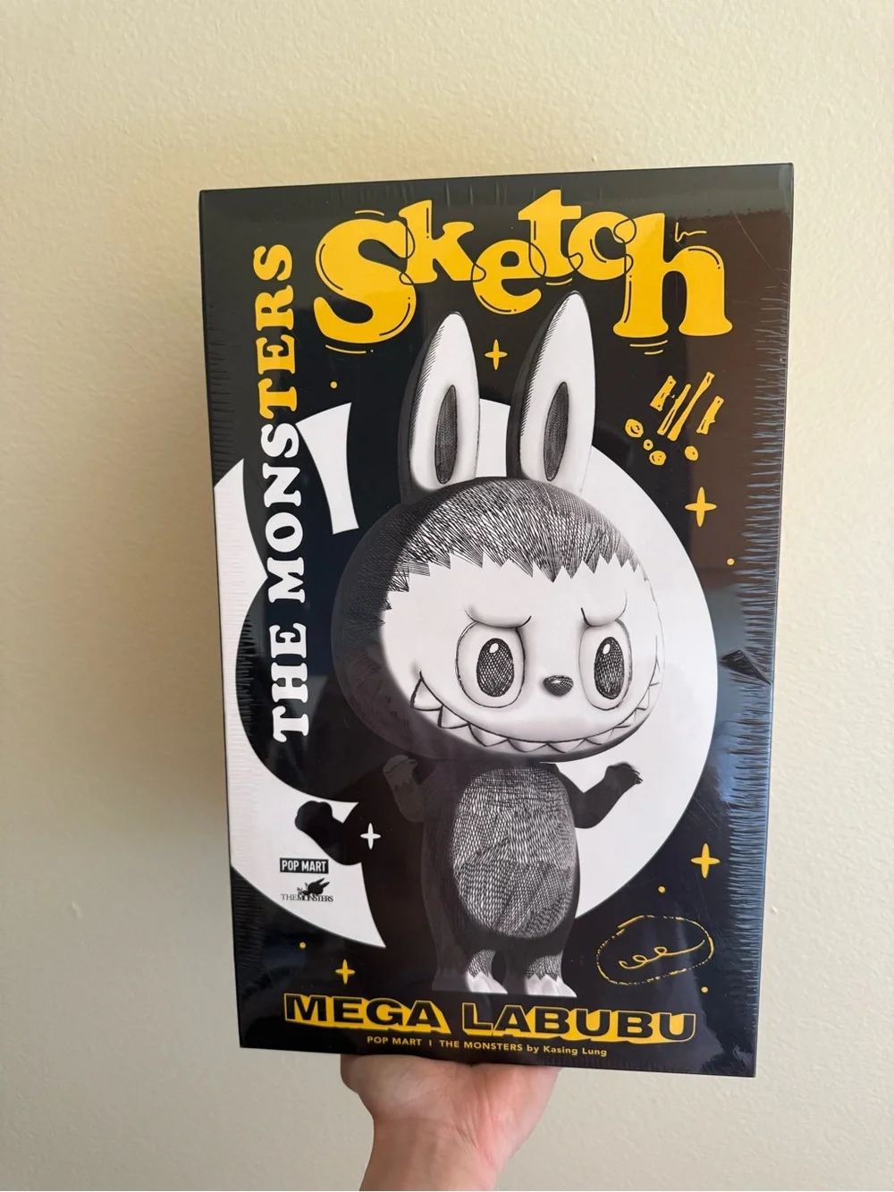 The Monster Labubu Sketch 400% - AUTHENTIC - SEALED